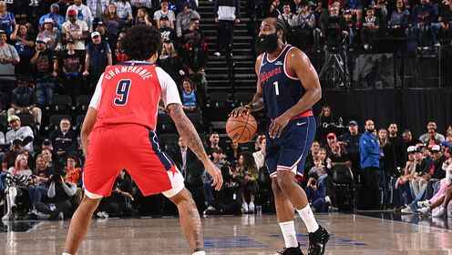 效率不高依舊全能！哈登17中5拿到22分5板8助