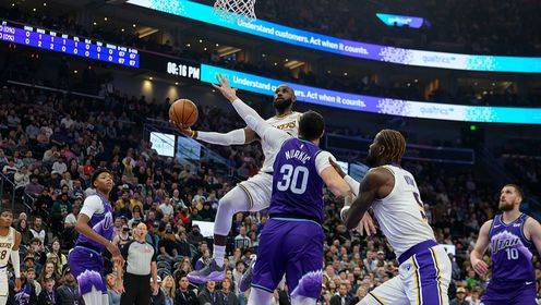 ?湖人拒逆轉再勝爵士升至西部第2 東契奇33+11+8 詹姆斯17+6+8