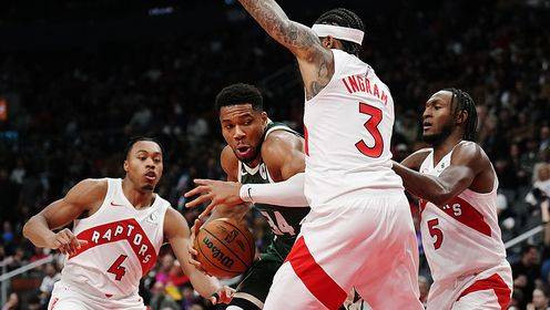 ??猛龍4人15+大勝雄鹿迎3連勝 巴雷特23+8 字母哥出戰(zhàn)三節(jié)22+8