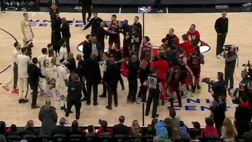 字母哥最后時刻扣籃引發(fā)公牛不滿 兩隊爆發(fā)沖突