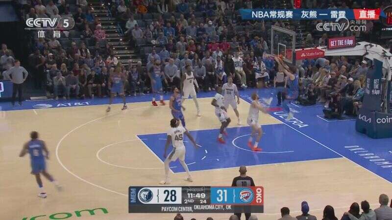 ??雷霆力克灰熊 亞歷山大31+10+8 杰倫威24+6 兩隊合計16人傷缺