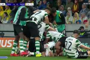 歐冠神跡！阿勞霍加時賽破門！葡體4-3博德閃耀完成史詩大逆轉！