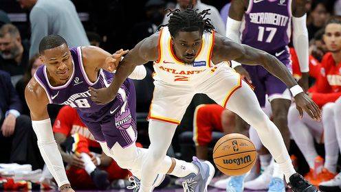 ?老鹰7人上双送国王4连败 杰伦·约翰逊三节打卡24+10+8