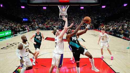 ??開拓者輕取湖人 楊瀚森3分半1失誤 斯瑪特25分 詹姆斯20+9+8