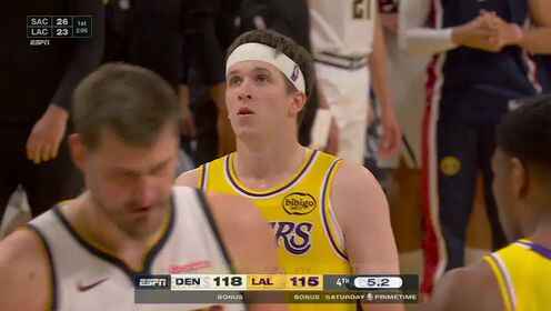 太牛?落后2分里夫斯罰球砸筐搶板再絕平！