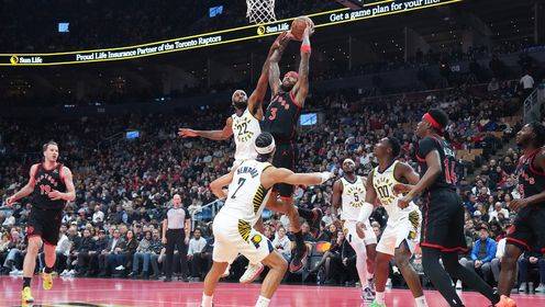 ?猛龙险胜步行者豪取9连胜 英格拉姆绝杀砍26+8 巴恩斯24+10