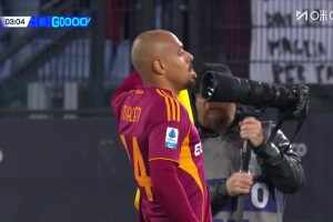 [进球视频] 罗马开场3分钟取得领先！马伦杀入禁区内内切兜射破门！