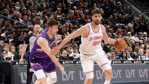 🏀爵士复仇火箭 马尔卡宁29+8 杜兰特32+9 申京31+8+14+5帽