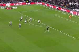 馬倫直塞打穿防線，布恩迪亞包抄完成終結