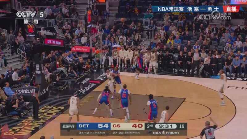 ??上半場丟77分！勇士8人得分上雙憾負活塞 庫里三節23分&傷退