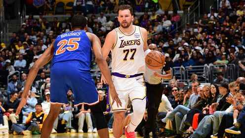 ??湖人擊退尼克斯 東契奇35+8 里夫斯25分 詹姆斯缺陣