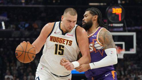 篮板掉脸上都不抢！约基奇全场仅丢1罚球拿下26分9板10助准三双！