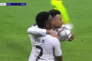 流暢進攻！居萊爾不停球送直塞，維尼修斯助攻姆巴佩破門