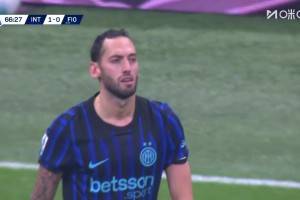  國米打破僵局！恰爾汗奧盧外圍遠(yuǎn)射破門！德赫亞無能為力！