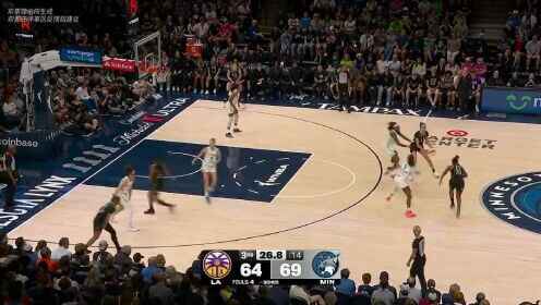  WNBA常规赛 洛杉矶火花 89 - 82 明尼苏达山猫