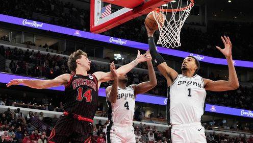 ??馬刺力擒公牛取3連勝 文班38+12+5+5帽 吉迪缺陣 許爾特23分