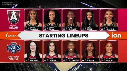  WNBA常规赛 亚特兰大梦想 74 - 79 华盛顿神秘人