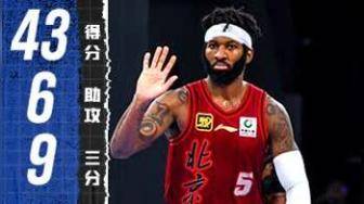 炸裂输出！杰曼23中14轰全场最高43分外加4板6助 三分17中9