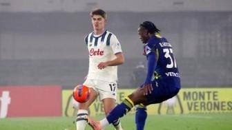 意甲-吉奧瓦尼傳射伯內(nèi)德破門 維羅納3-1亞特蘭大