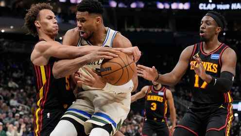 ??老鷹6人上雙逆轉雄鹿迎5連勝 奧孔武21+8 字母哥24+5