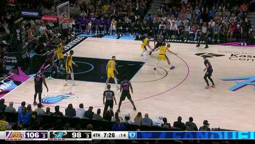 阿德巴約vs湖人貢獻28分10籃板集錦