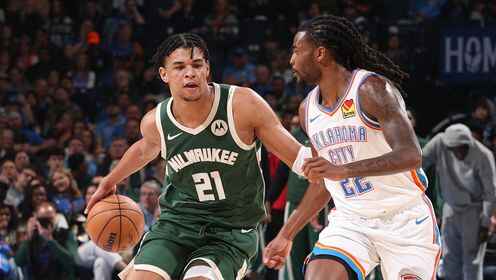 ??皆殘陣！雄鹿7人上雙大勝雷霆 切特16+13 托皮奇迎首秀