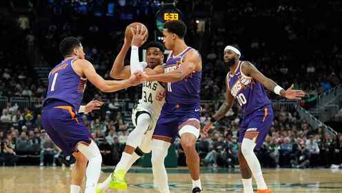 ??太陽力擒雄鹿取3連勝 布克27+7 庫茲馬賽季新高33分 字母22分