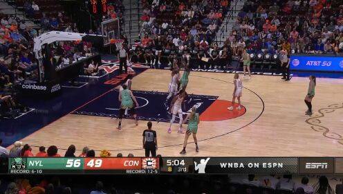 WNBA常规赛 纽约自由人  81 - 78  金州女武神 全场集锦