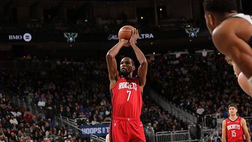 15中11高效！杜兰特砍下31分7助 下半场22分集锦