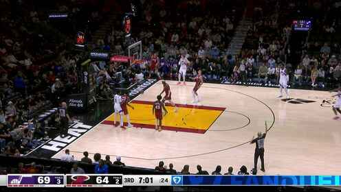 末節被摁板凳！馬爾卡寧vs熱火三節拿下17+8集錦