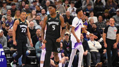 ?森林狼逆转爵士取3连胜 华子35分 兰德尔27+8+7 马尔卡宁21+8