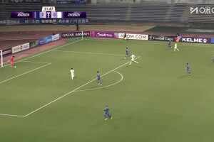 對手門將超級失誤！韋世豪直接鏟射破門，蓉城扳回一球