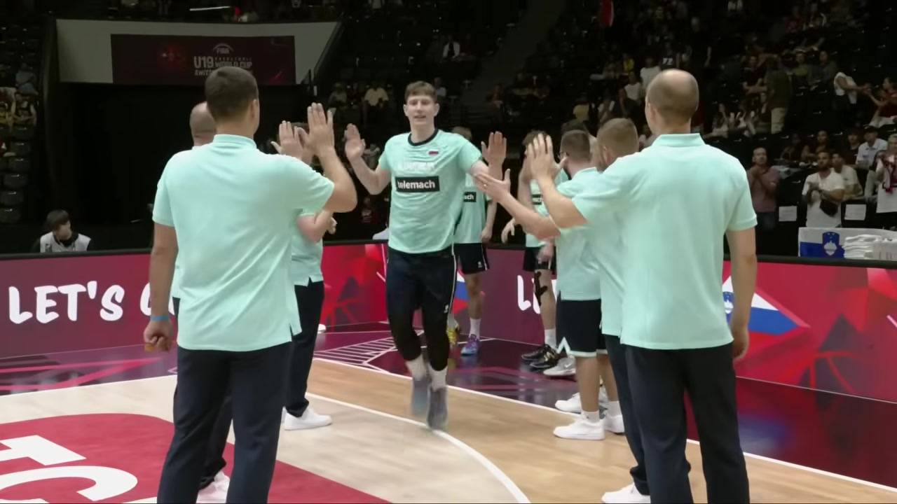  07月07日U19男篮世界杯季军赛 新西兰87-91斯洛文尼亚 全场集锦