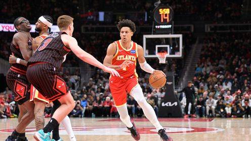 三雙小王子！杰倫-約翰遜vs公牛攬下24+9+10集錦