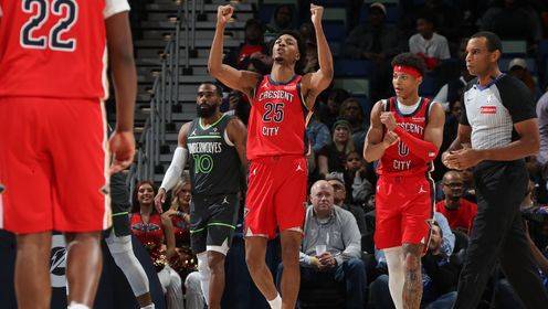 ?森林狼力克鵜鶘取4連勝 華子全場(chǎng)遭包夾11分8失誤 蘭德爾28+9