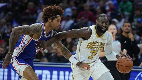 單核難頂！杰倫-布朗vs76人得到24+6+5集錦