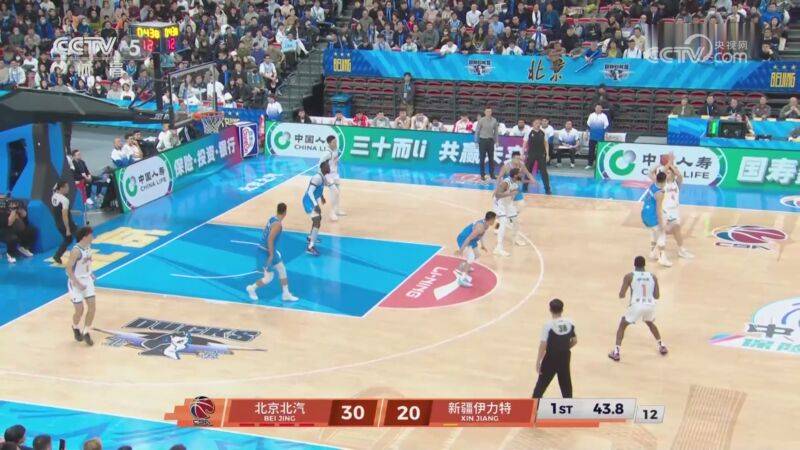 ?北京大胜新疆 陈盈骏29+8 周琦15+9 齐麟16分