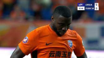  玉昆1-0領(lǐng)先！奧斯卡點射破門首開記錄