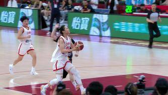 🏀热身赛-张子宇成年国家队首秀18+7 中国女篮46分大胜波黑