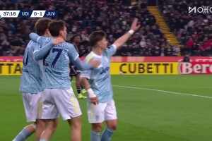  尤文客場先下一城！伊爾迪茲橫傳門前，博加門前包抄輕松破門！