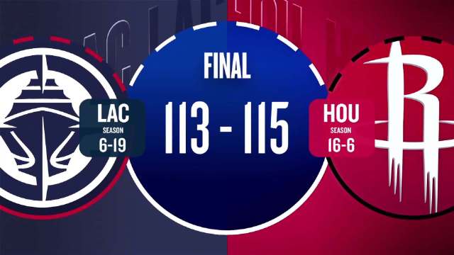 火箭爆板险胜快船🏀快船最后连续犯错 申京复出&阿门准三双