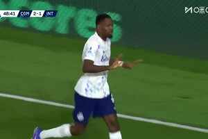 [进球视频] 国米2-2扳平！科莫解围失误+门将离谱出击！图拉姆吊射空门双响