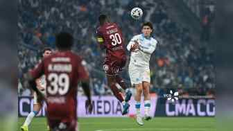 [咪咕全场集锦] 法甲-奥巴梅扬破门格林伍德两助攻 马赛3-1梅斯