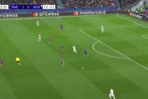 紐卡快速扳平！巴薩防守漏人，霍爾助攻伊蘭加破門