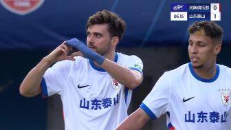 马德鲁加助攻泽卡破门，泰山开场5分钟1-0领先河南