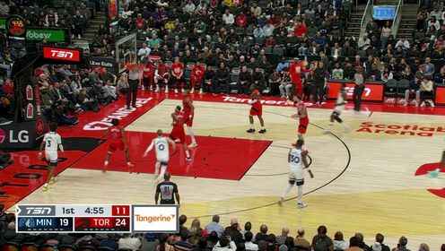 ??森林狼7人上雙時隔8050天客勝猛龍 愛德華茲30+8+5 鶯哥25+6