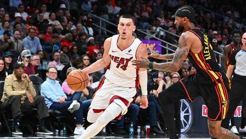 ??熱火7人上雙大勝老鷹 希羅復(fù)出24分 杰倫&middot;約翰遜低效三雙