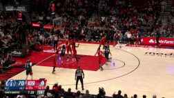 楊瀚森籃下穩健護框 送出大帽