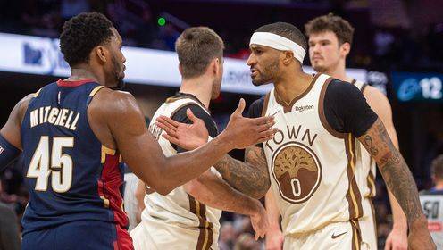 ?超残阵勇士爆冷客胜骑士 斯潘塞19+7 库明加10中1 米切尔29分