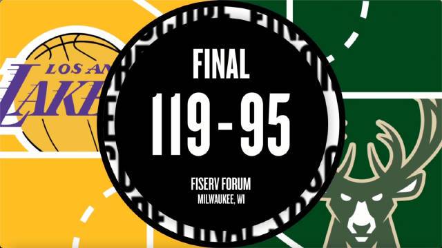 ??布朗尼首發湖人3人20+輕取雄鹿！東契奇41+9+6 字母哥32+10